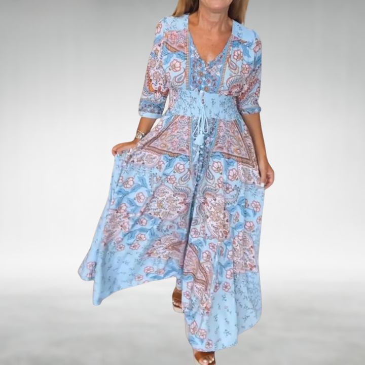 Lina | Damen Maxi Strand Sommer Kleid