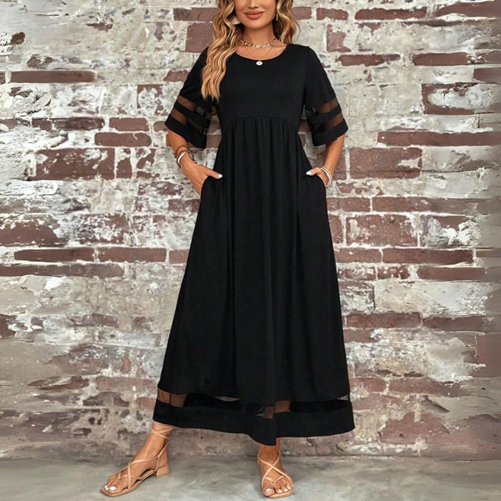 Miriam | Damen Elegantes Stilvolles Maxikleid