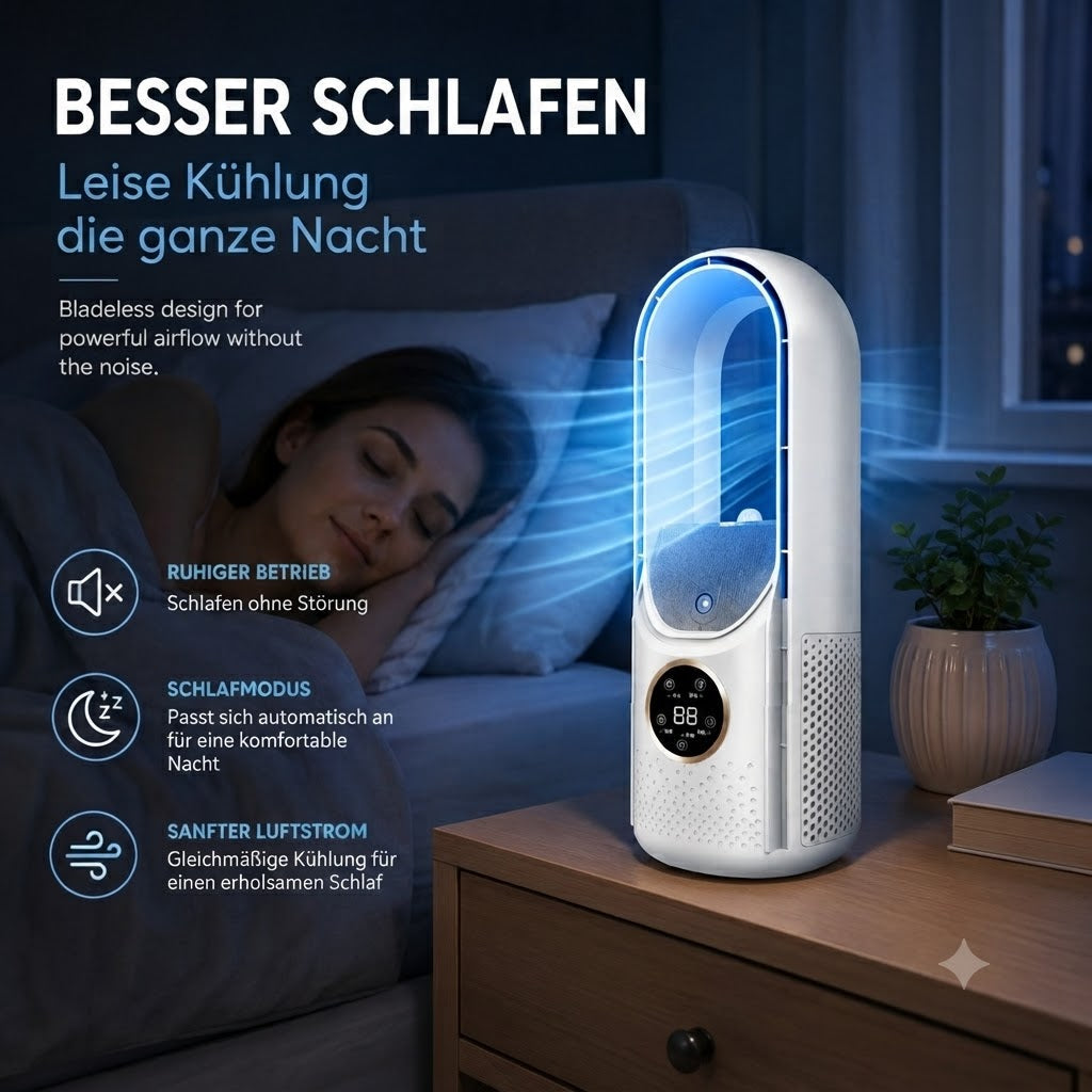 Mobile Klimaanlage | Tragbar Energiesparend Ideal für Zuhause und Büro