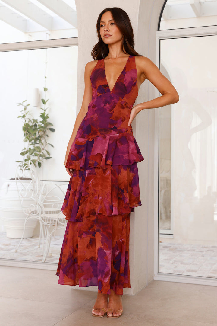 Tanja | Damen Elegantes Sommer Maxikleid | Lockerer Schnitt für den Alltag