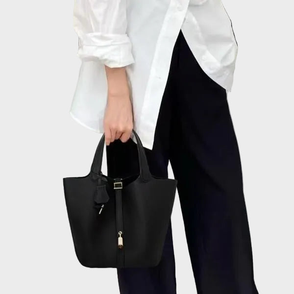Andrea | Damen Elegante Kleine Leder Handtasche
