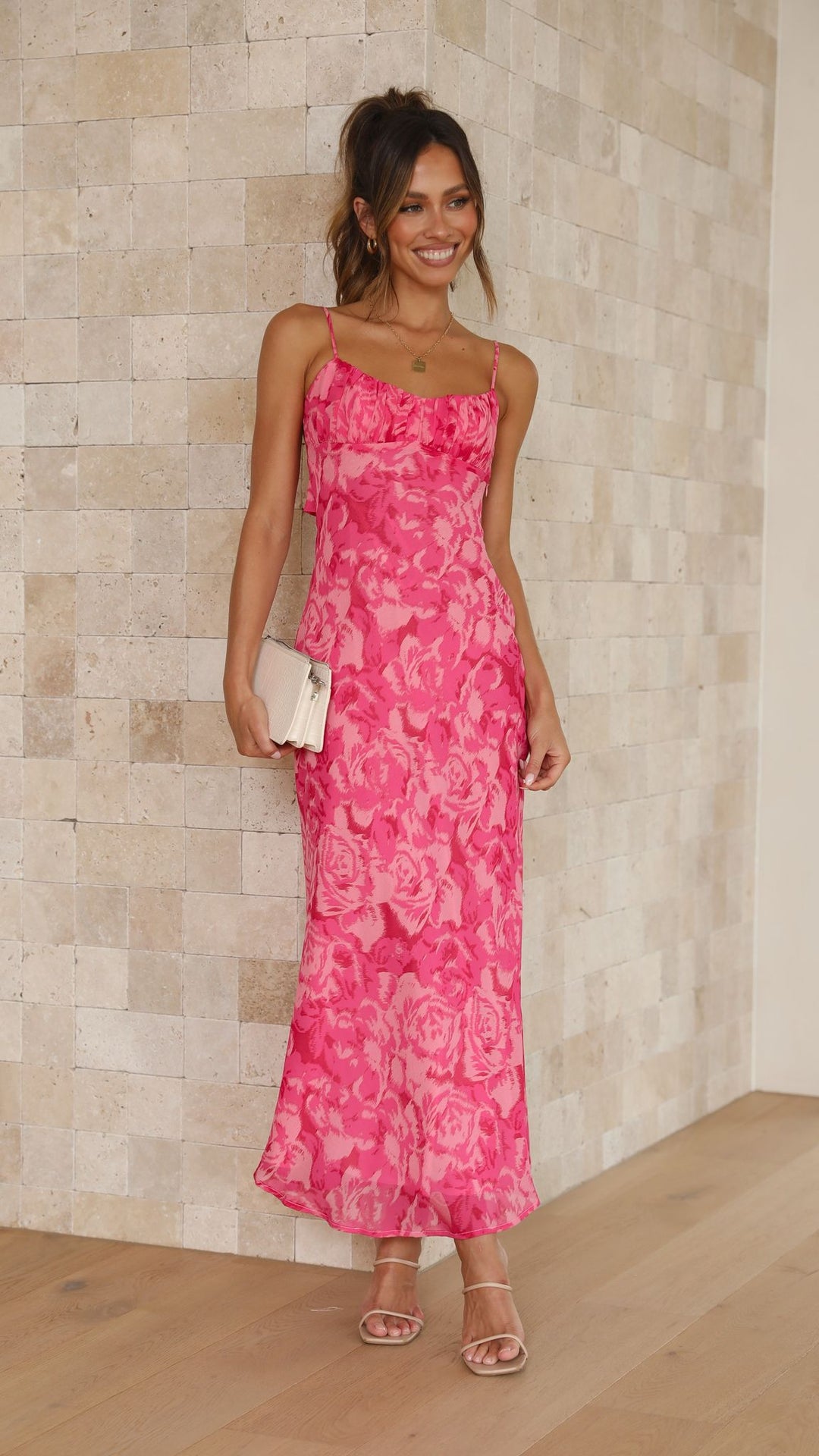 Luisa | Damen Sommer Maxi Hochzeitsgastkleid