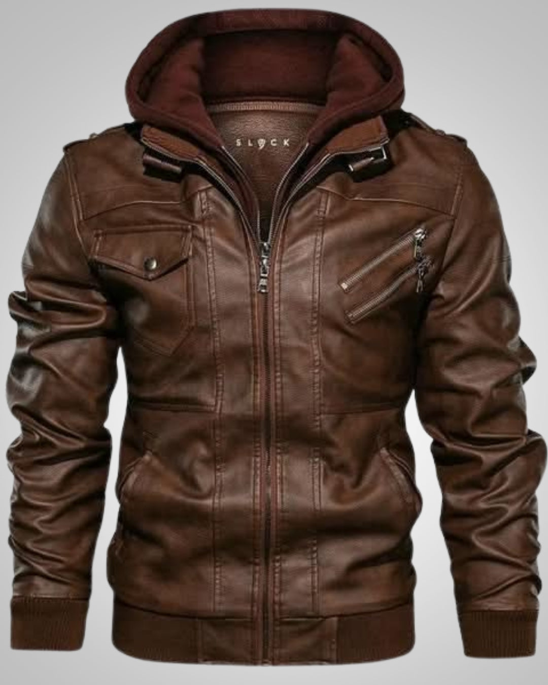 Wesley | Herren Moderne Asymmetrische Lederjacke