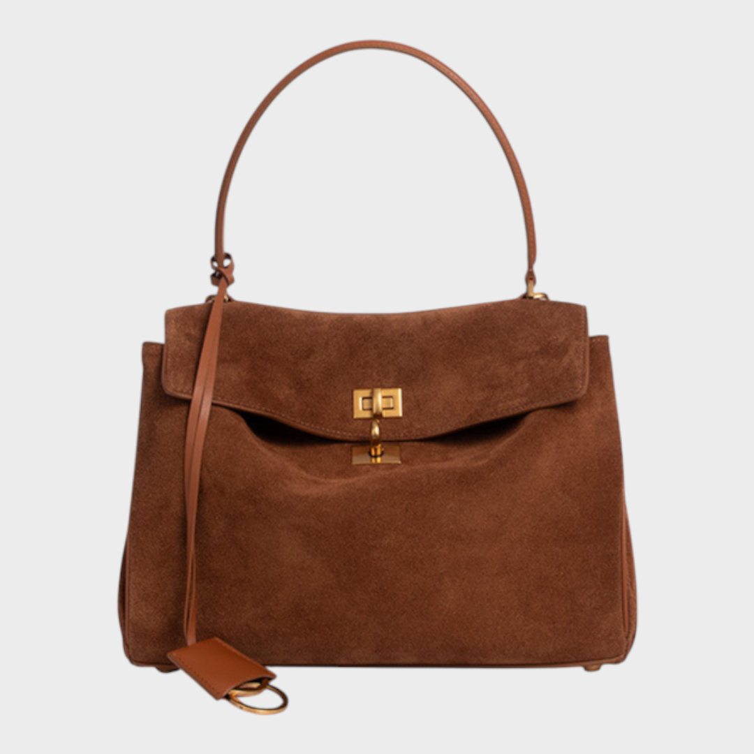 Eva | Damen Zeitlose Leder Schultertasche