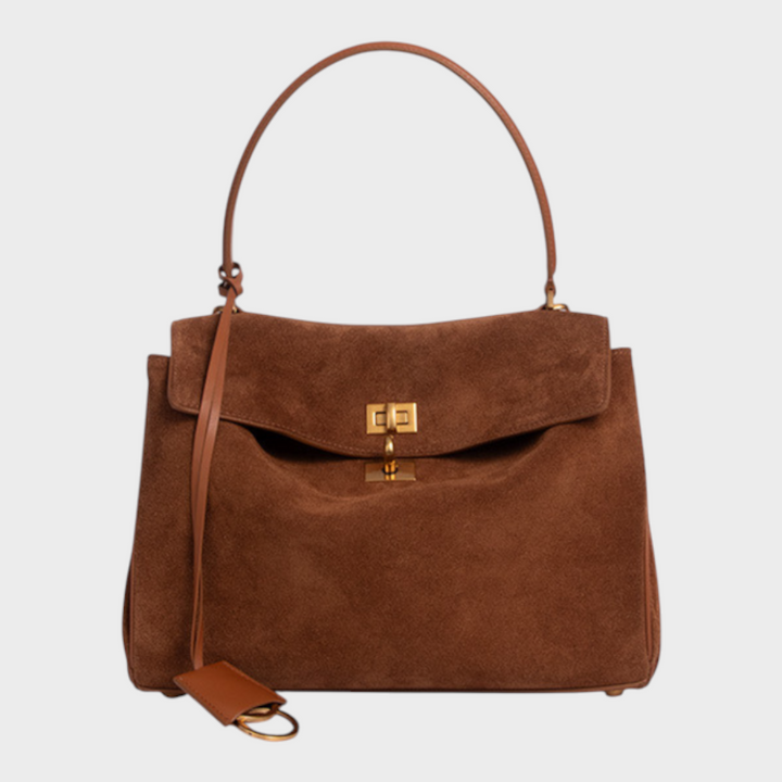 Eva | Damen Zeitlose Leder Schultertasche