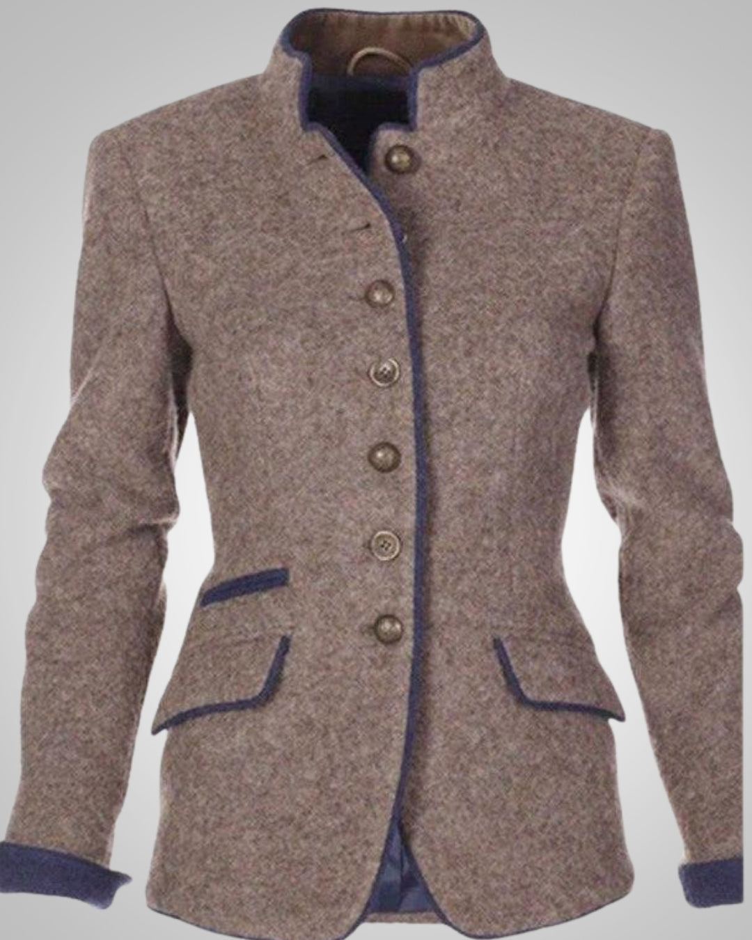 Paisley | Blazer élégant en laine avec poches pour femme