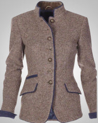 Paisley | Blazer élégant en laine avec poches pour femme
