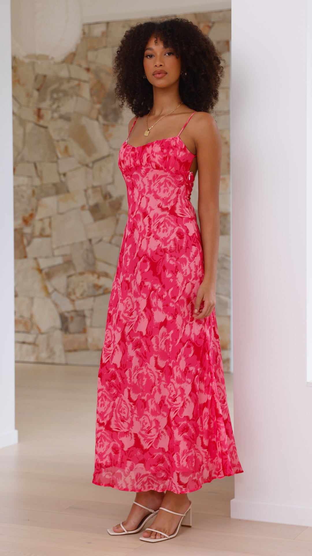 Luisa | Damen Sommer Maxi Hochzeitsgastkleid