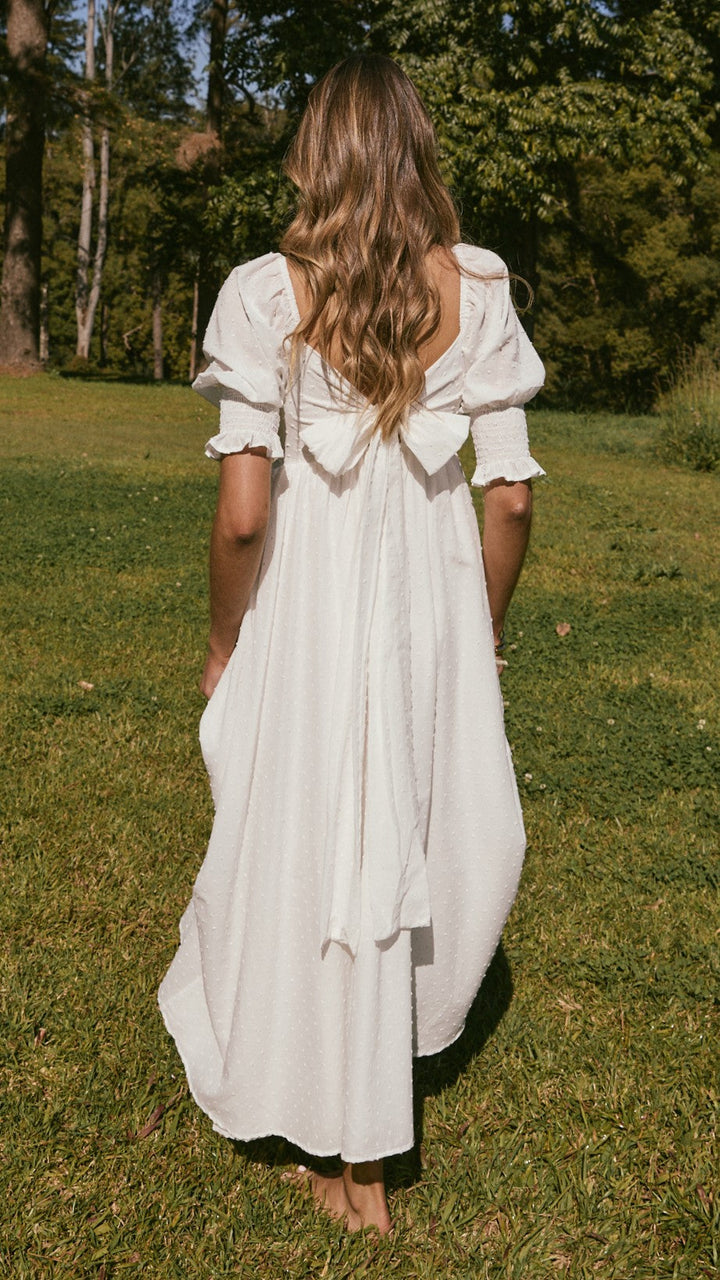 Leticia | Damen Romantisches Midi Hochzeitsgastkleid