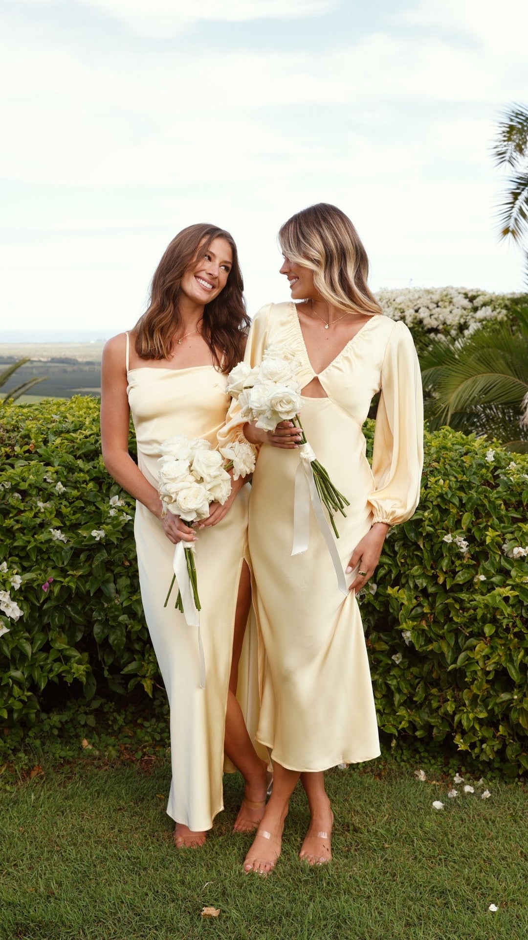 Elsa | Damen Elegantes Spaghettiträger Hochzeitsgastkleid