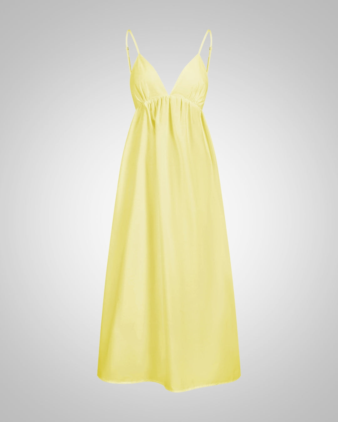 Hannah | Damen V-Neckline Sommer Midi Kleid