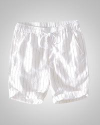 Lior | Shorts d'été en lin rayés pour hommes