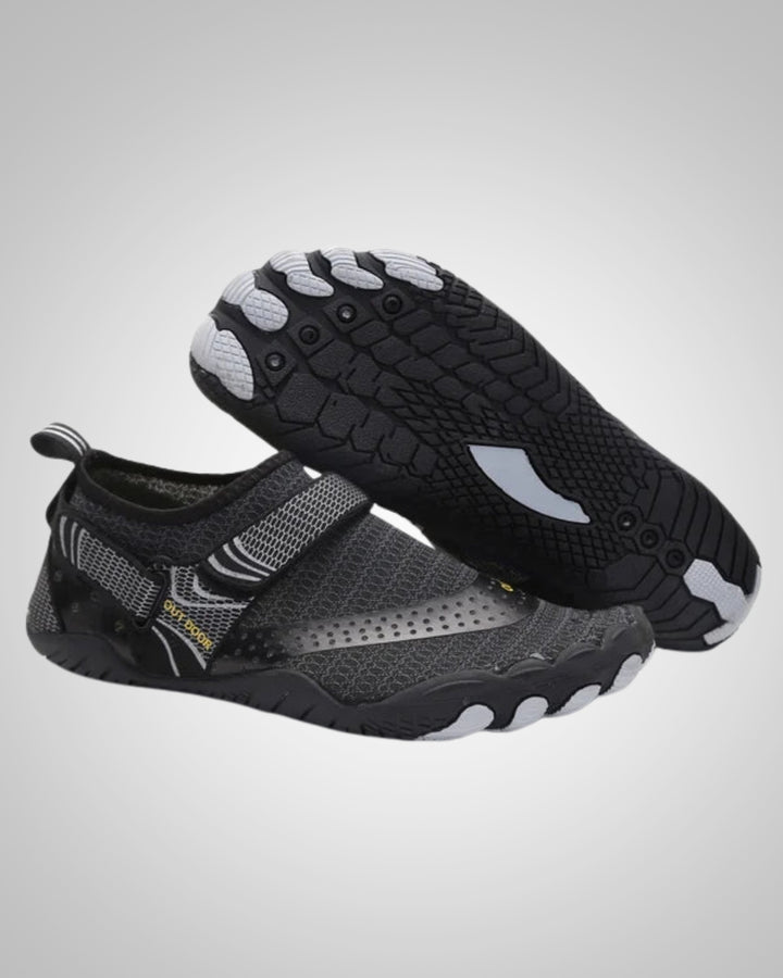 Sam | Lässig Strukturierte Barfuß Wanderschuhe