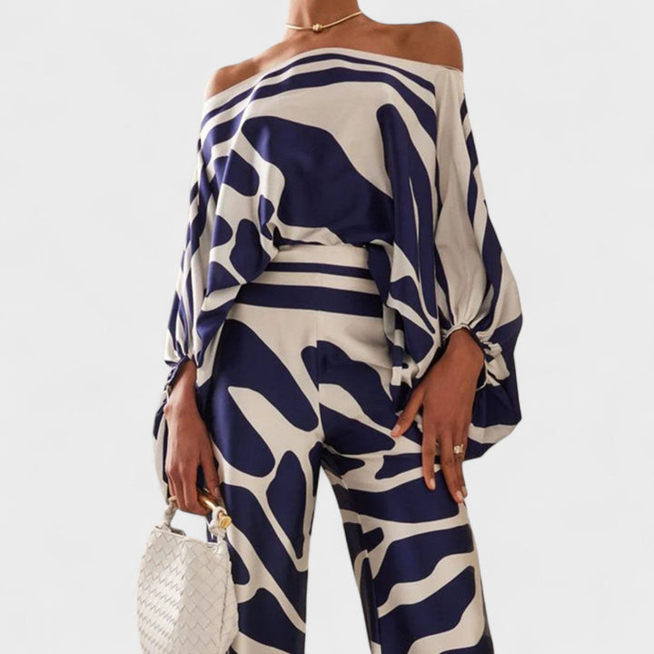 Melanie | Damen Festlicher Sommer Midi Zweiteiler