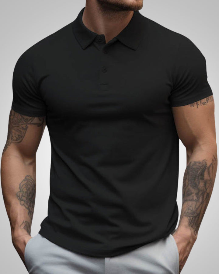 Alexis | Herren Slim-Fit Poloshirt Mit Kurzen Ärmeln