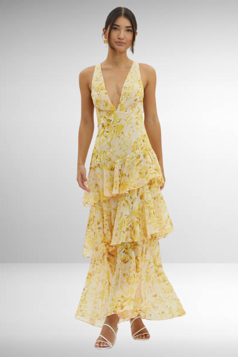 Tanja | Damen Elegantes Sommer Maxikleid | Lockerer Schnitt für den Alltag