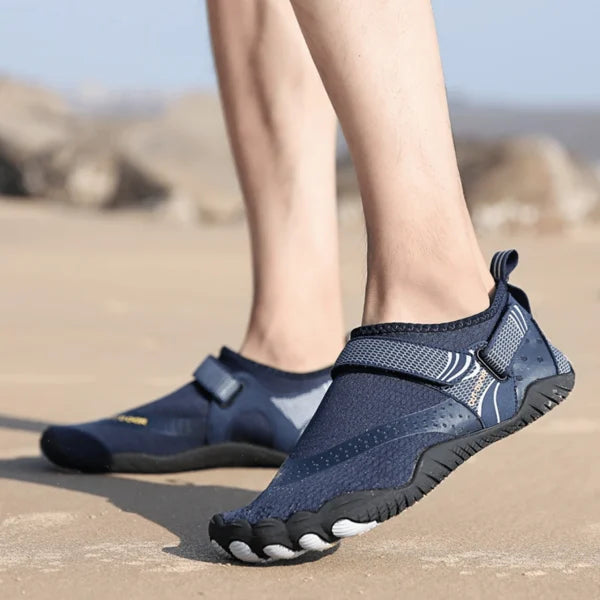 Sam | Lässig Strukturierte Barfuß Wanderschuhe