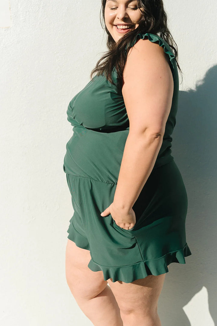 Veronika | Damen Beach Badeanzug Mit Bauchabdeckung