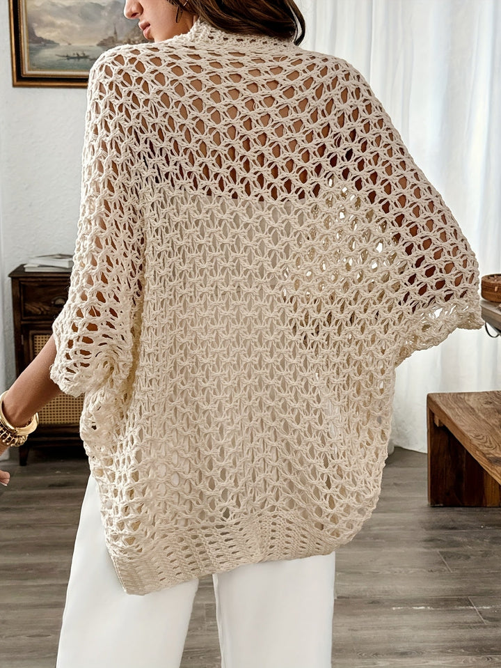 Sereina | Damen Sommer Gestrickter Cardigan
