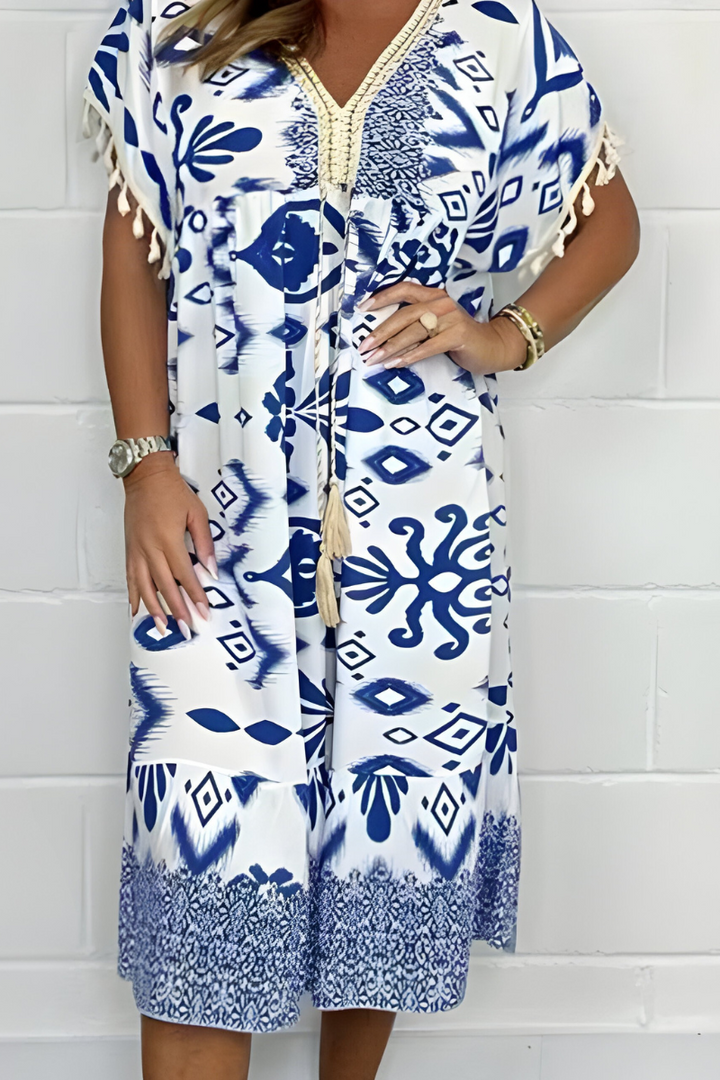 Luisa | Damen Casual Boho Sommerkleid