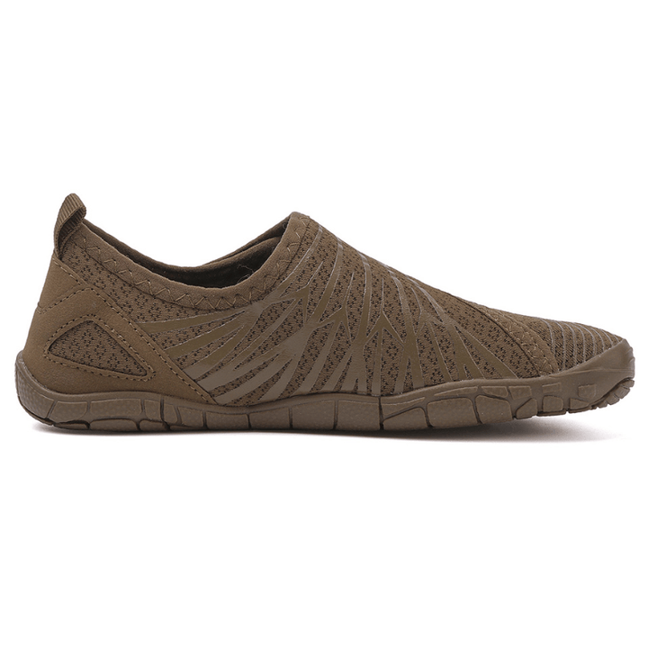 Gian | Herren Sportliche Slip-On Barfußschuhe mit atmungsaktivem Mesh