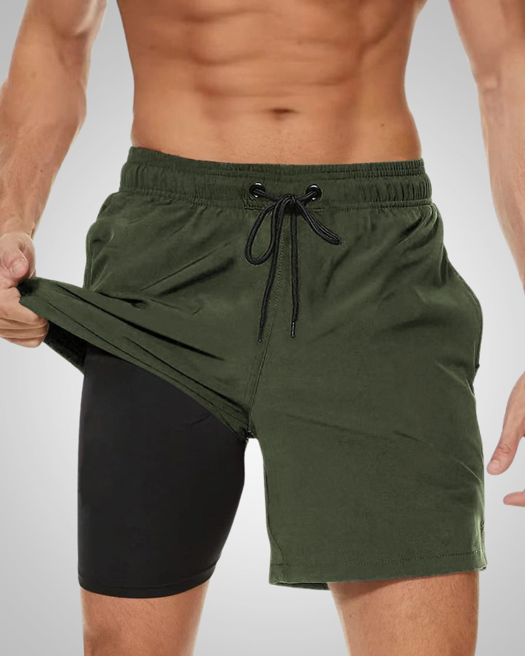 Lukas | Herren Lässige Slim Fit Sommer Badehose