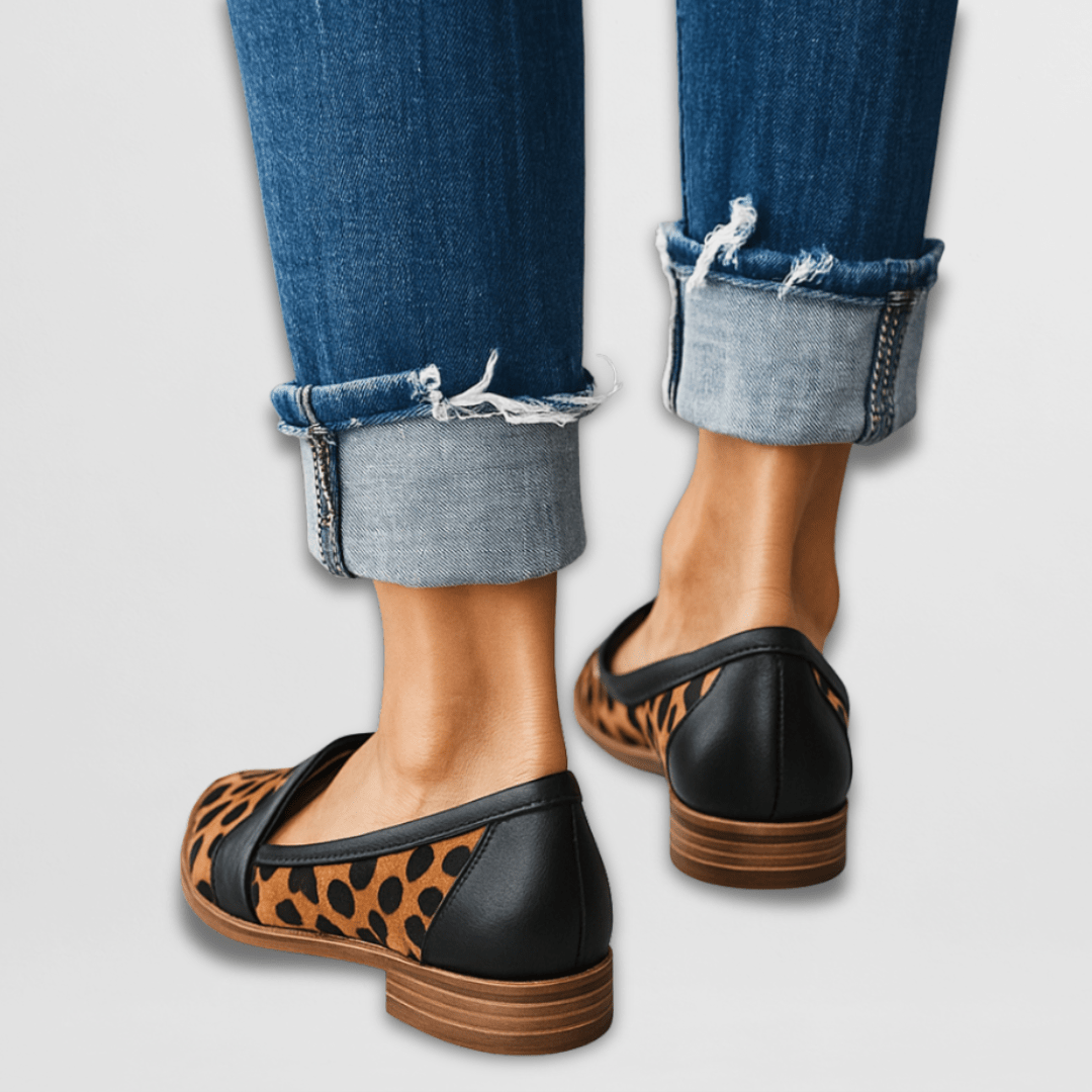 Jacqueline | Damen Lässig Pointed Toe Slip-on Loafers