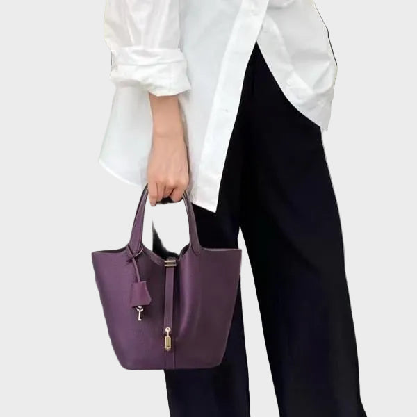 Andrea | Damen Elegante Kleine Leder Handtasche