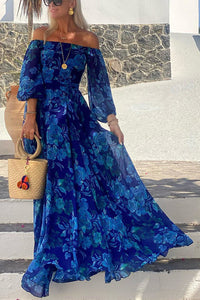 Antonia | Robe d'été épaules dénudées pour invitée de mariage femme  