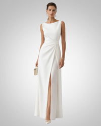 Verena | Robe longue portefeuille pour femme, invitée à un mariage