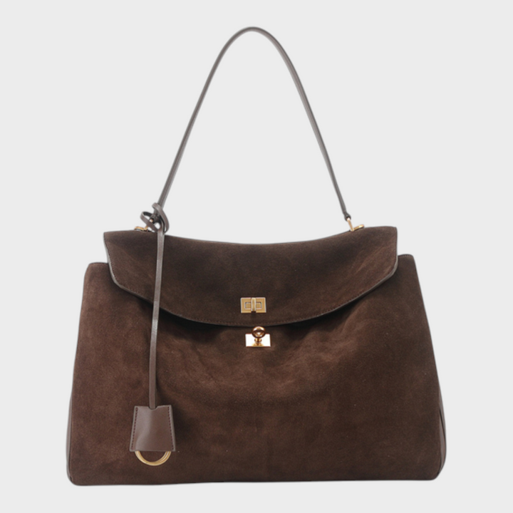 Eva | Damen Zeitlose Leder Schultertasche