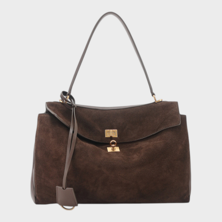 Eva | Damen Zeitlose Leder Schultertasche