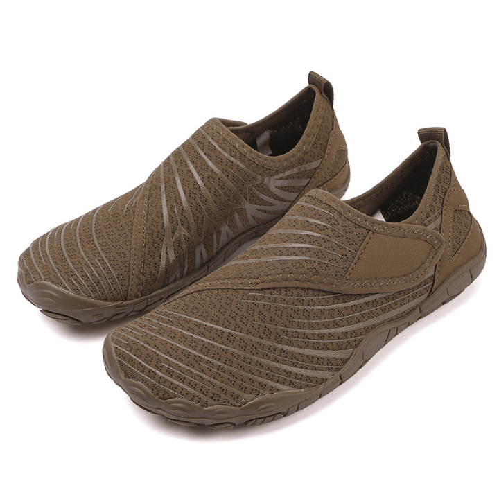Gian | Herren Sportliche Slip-On Barfußschuhe mit atmungsaktivem Mesh