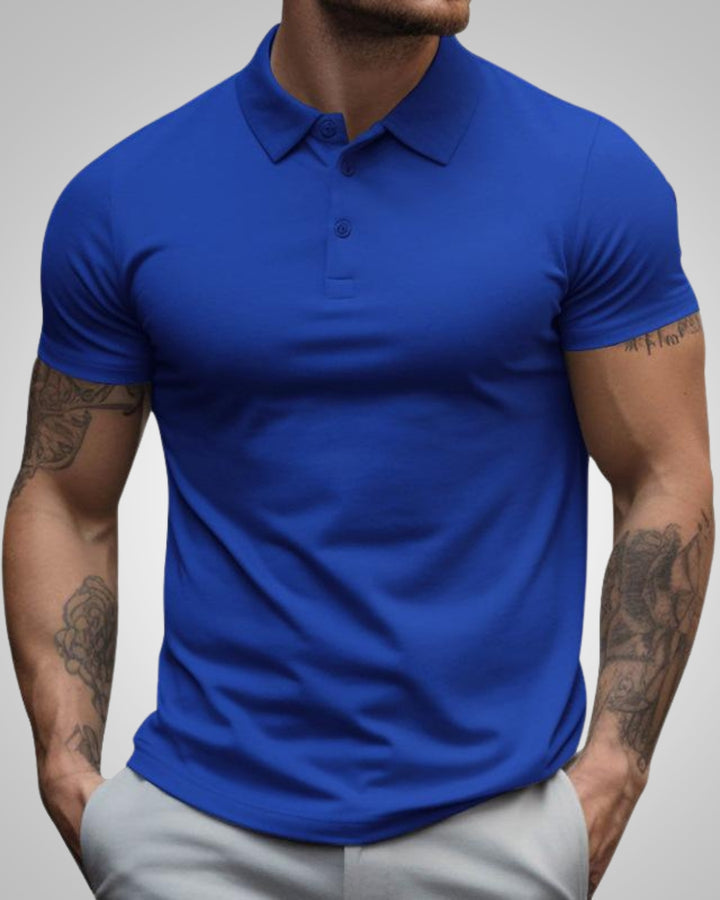 Alexis | Herren Slim-Fit Poloshirt Mit Kurzen Ärmeln