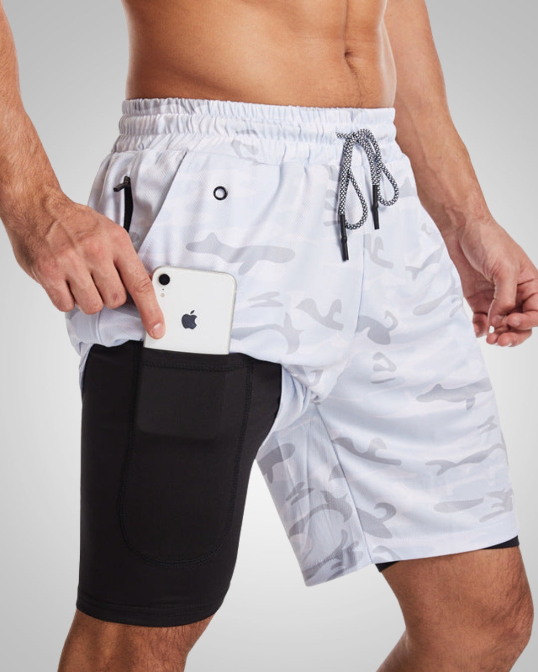 Rahul | Herren Sportliche Slim-Fit Badehose Mit Innenshorts