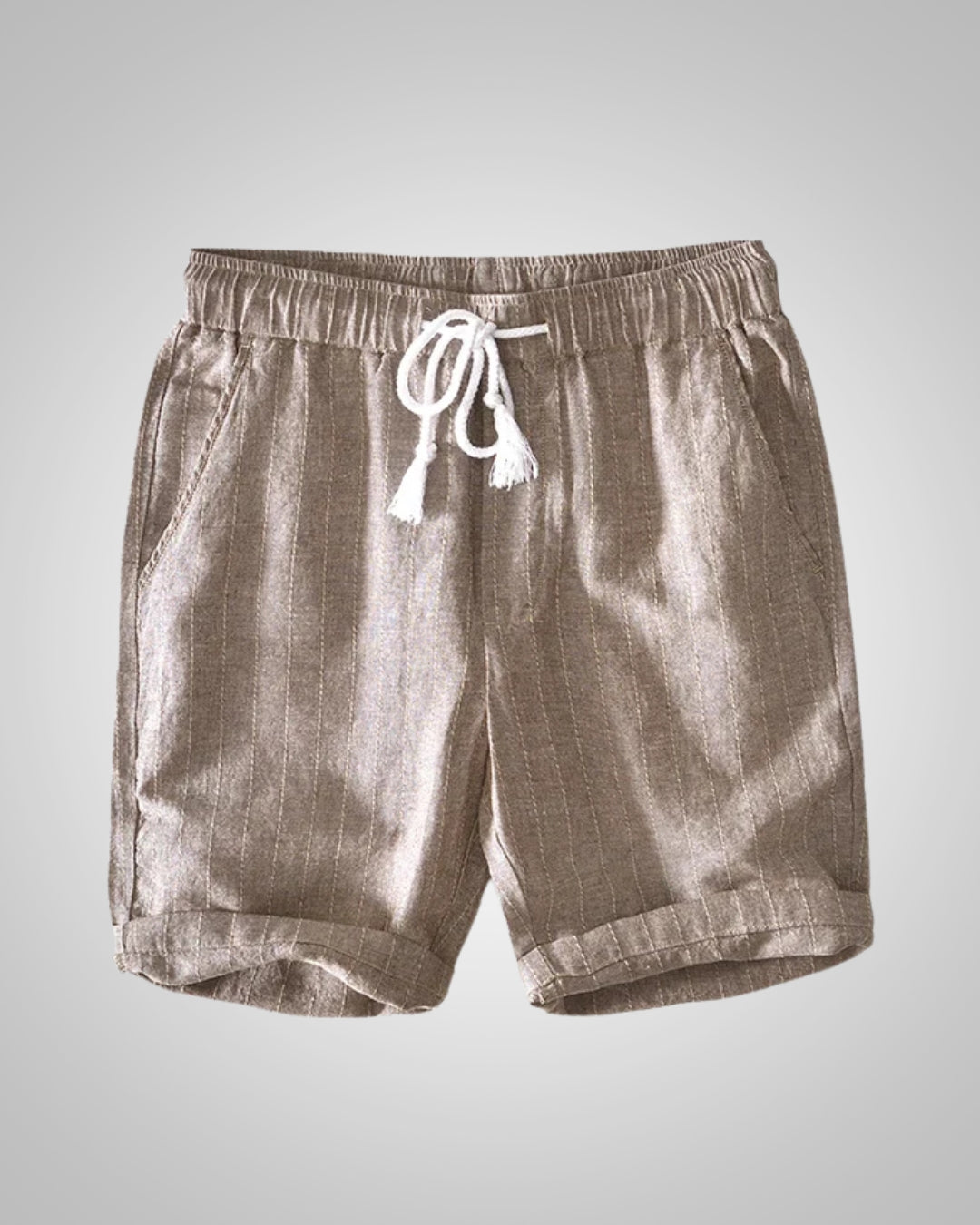Lior | Herren Gestreifte Sommer Leinen Shorts
