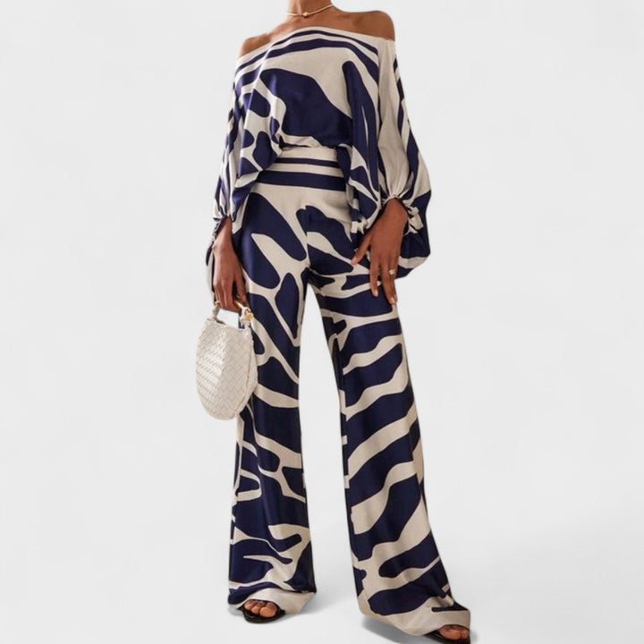 Melanie | Damen Festlicher Sommer Midi Zweiteiler