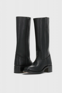 Anja | Damen Klassiker Kniehohe Lederstiefel