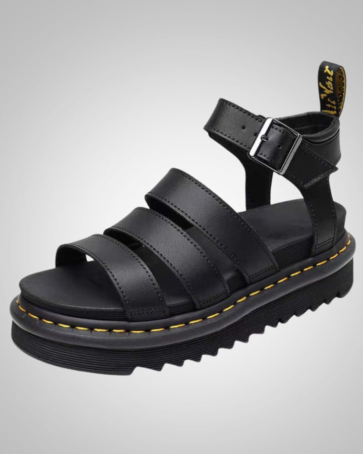 Ramona | Damen Casual Plateausandalen Mit Riemen