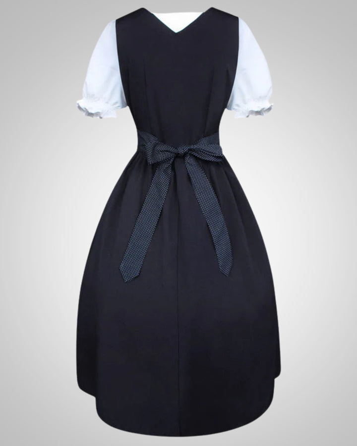 Nadine | Damen Traditionelles Dirndl mit Schürze