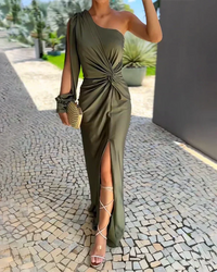 Jessica | Abito elegante da donna con spacco alto per invitata a matrimonio