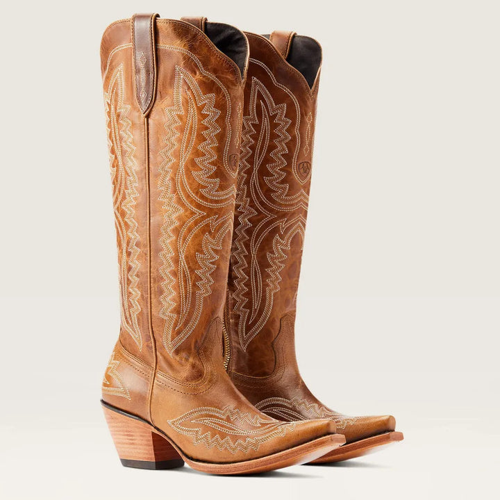 Silja | Damen Casual Bestickte Western Cowboystiefel
