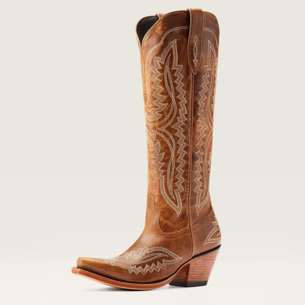 Silja | Damen Casual Bestickte Western Cowboystiefel