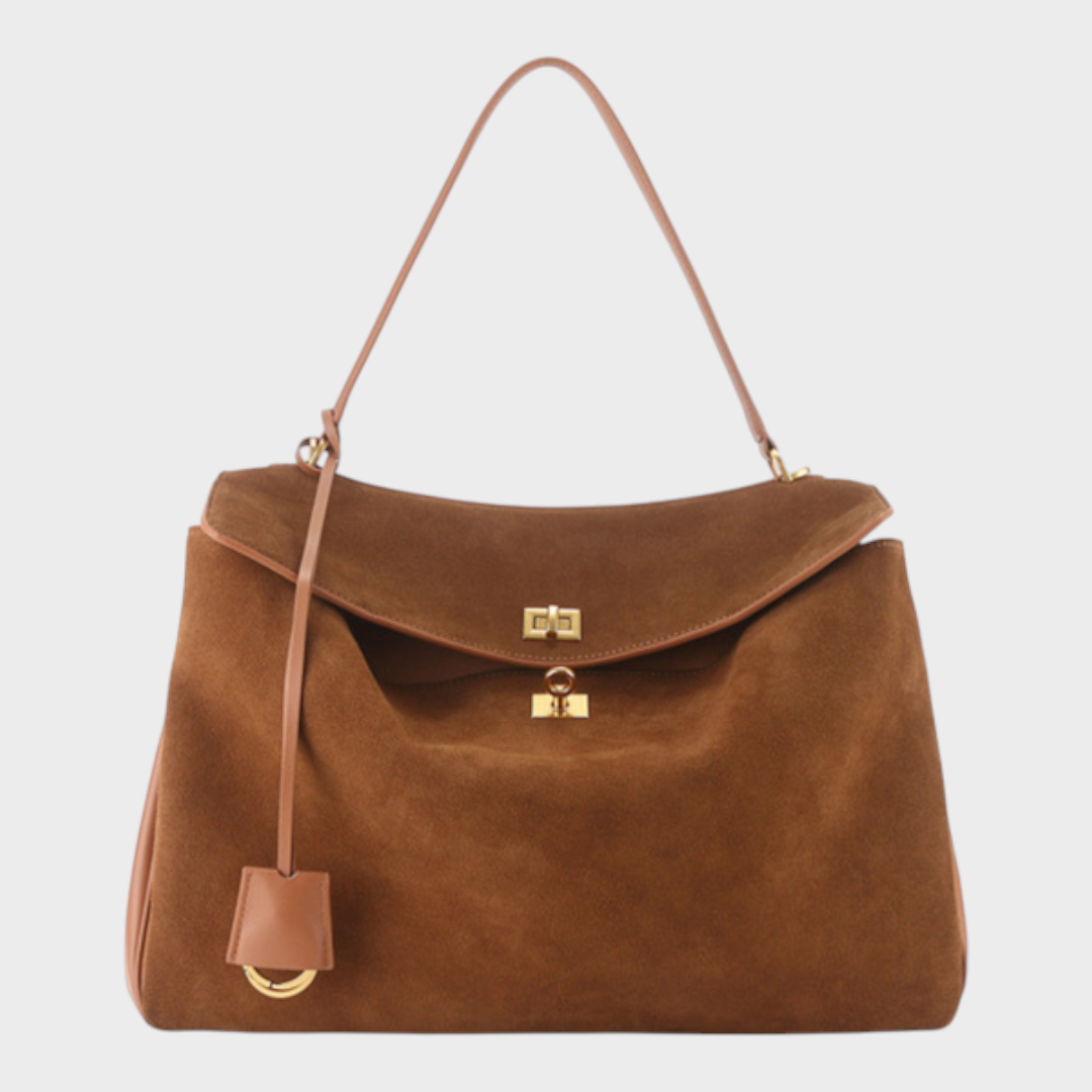 Eva | Damen Zeitlose Leder Schultertasche