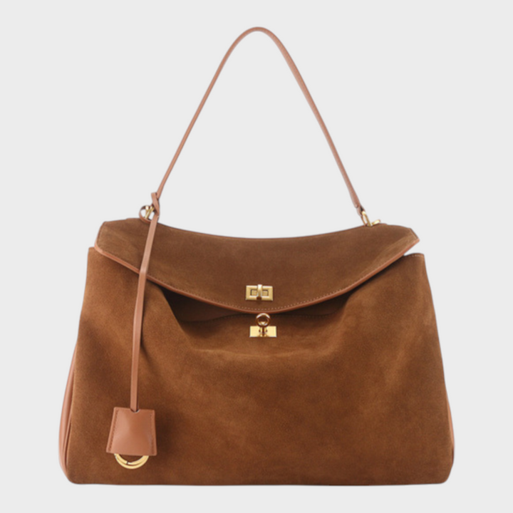 Eva | Damen Zeitlose Leder Schultertasche