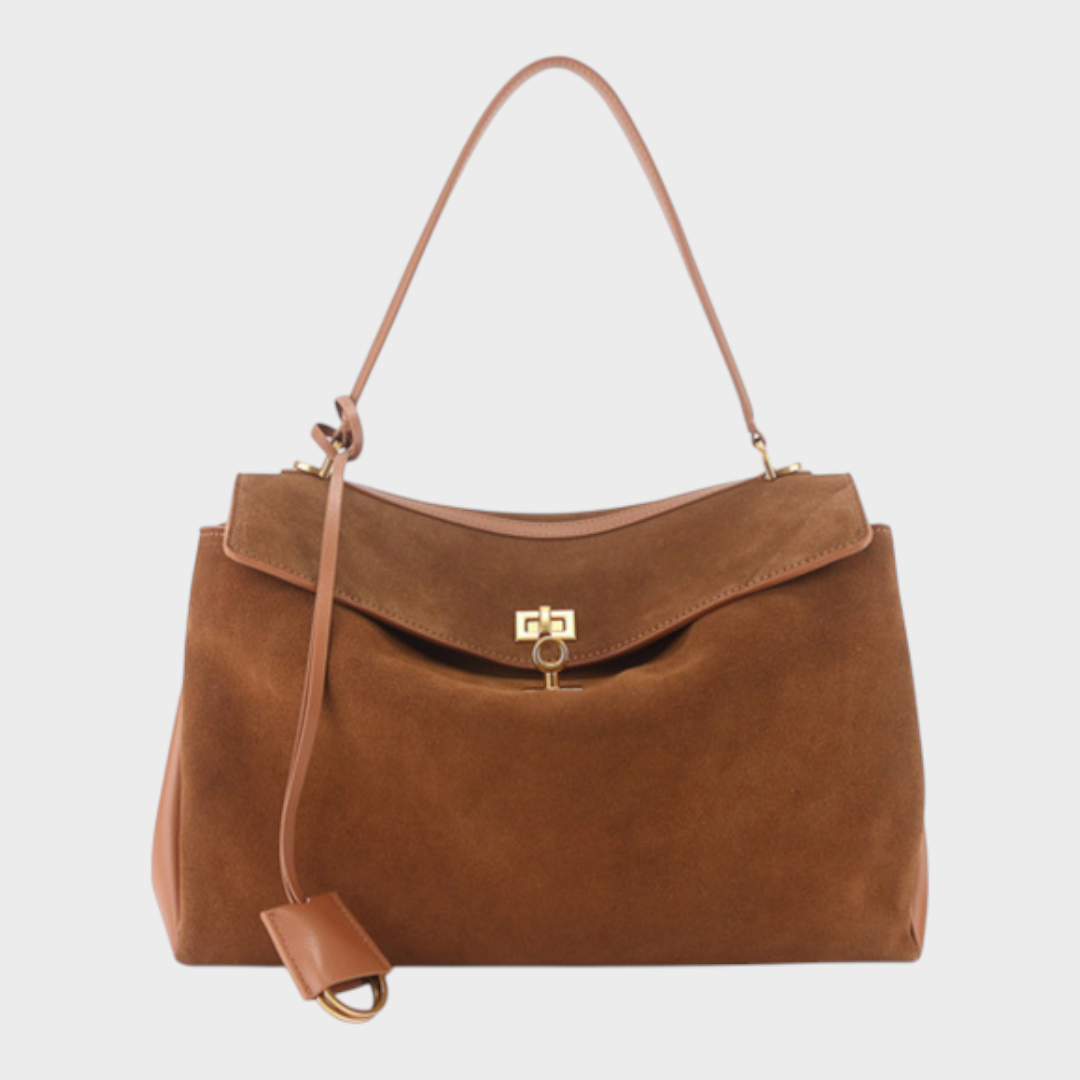 Eva | Damen Zeitlose Leder Schultertasche