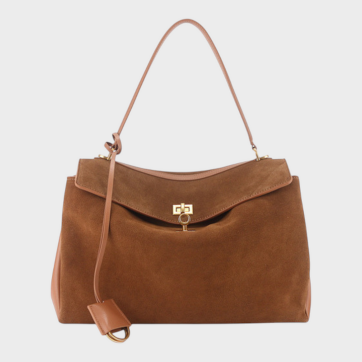 Eva | Damen Zeitlose Leder Schultertasche