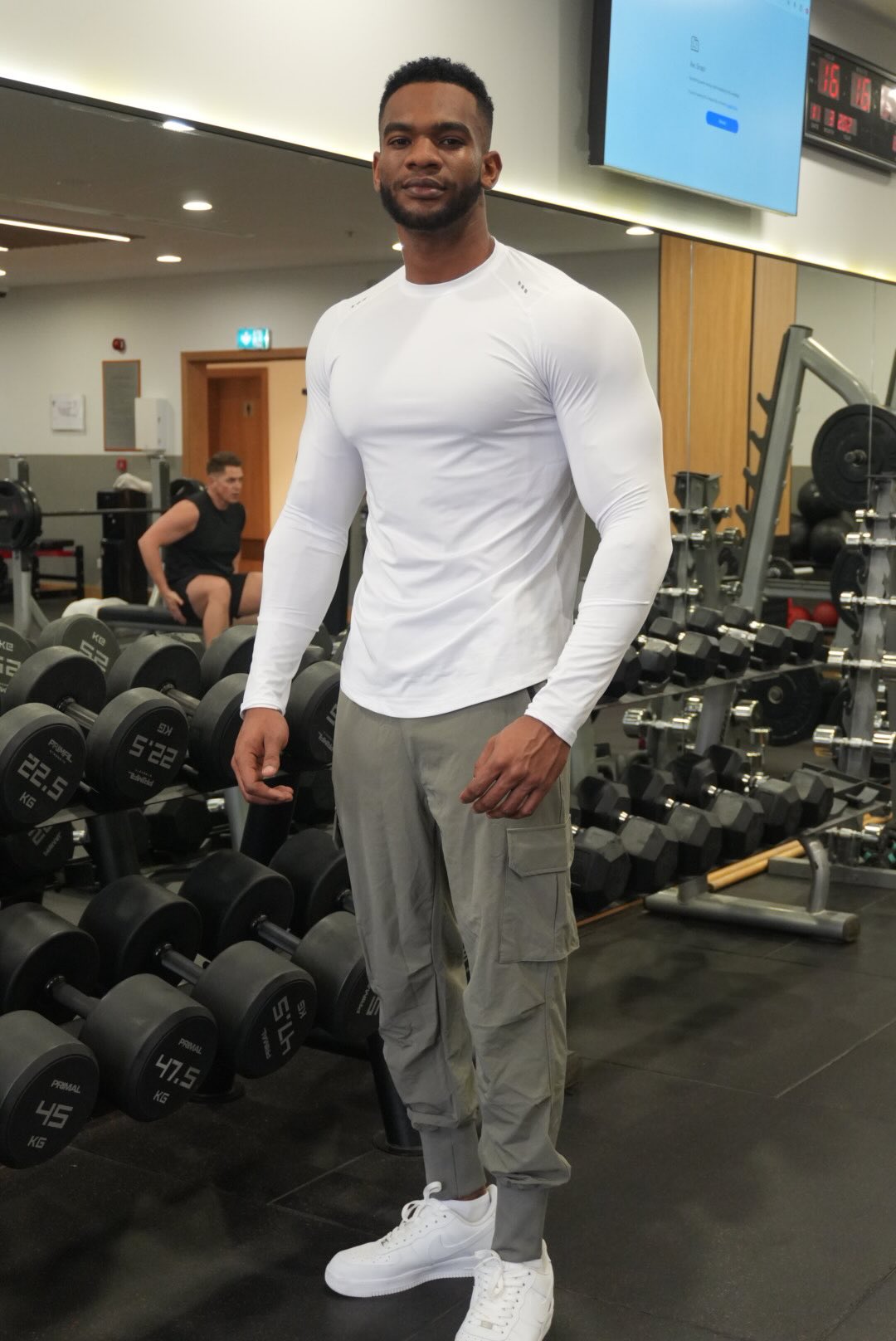 Ethan | Herren Technische Slim Fit Cargo Jogginghose
