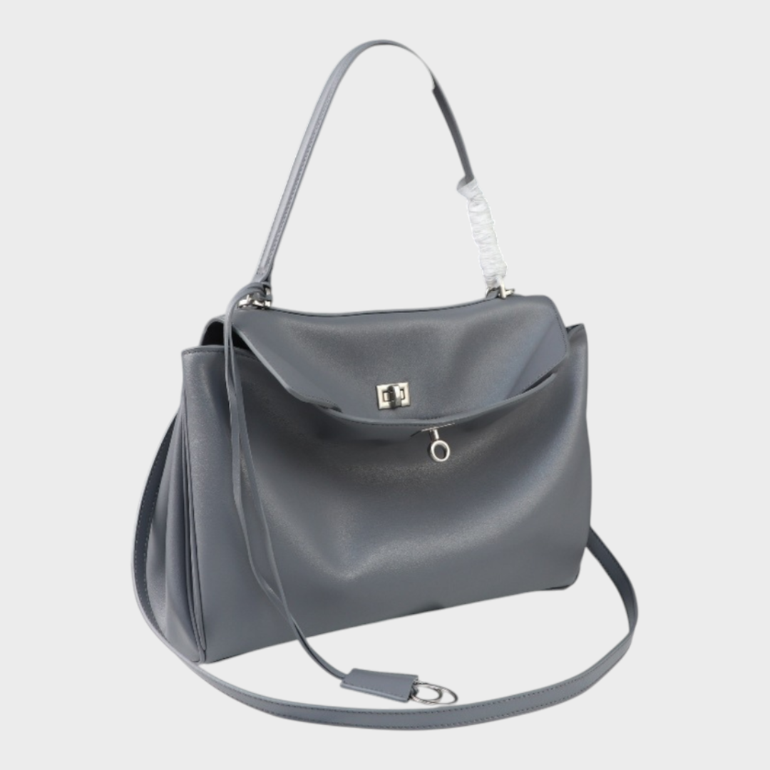 Eva | Damen Zeitlose Leder Schultertasche