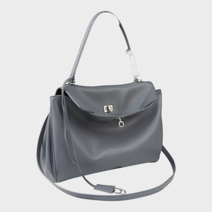 Eva | Damen Zeitlose Leder Schultertasche